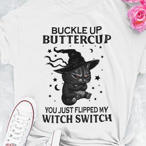 Buckle Up Butter Cup Funny Halloween T-shirt